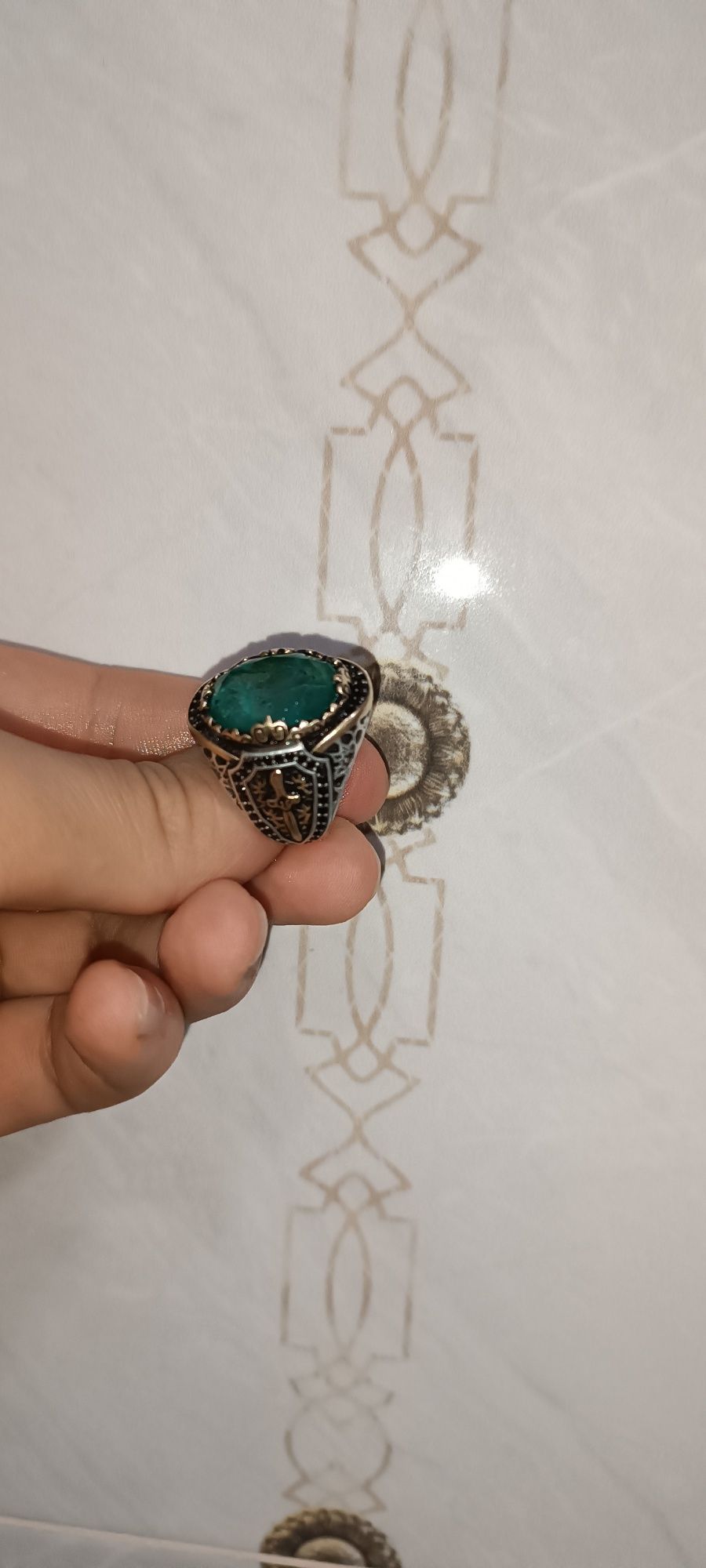 Серебро кольцо 925  boss_silver_925 бренд ишлаб чикарилган
