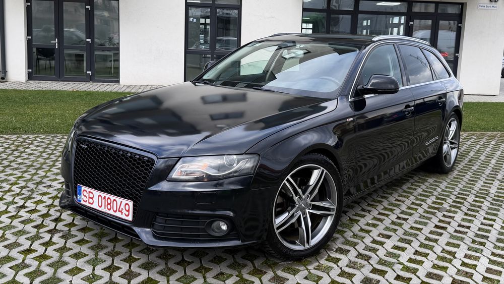 Audi A4 B8 2009 E5 3.0 D 245 CP Quattro S-Line Manual 6+1 Led Gume Noi