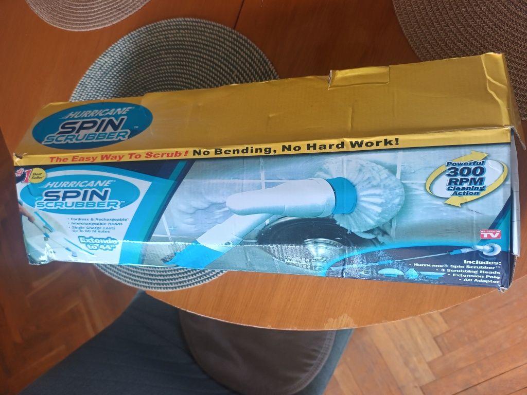 Електрическа Четка за почистване на баня, фуги, кухня Spin SCRUBBER