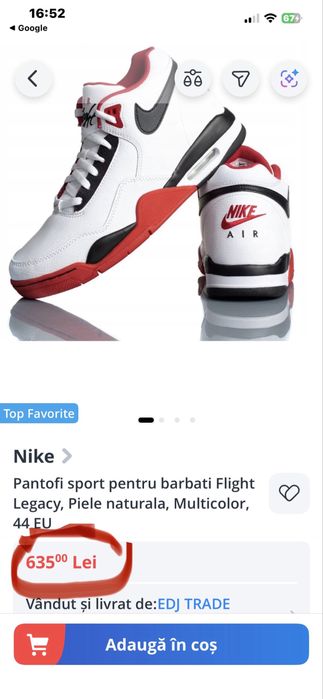 Nike Jordan Flight Legacy in conditii excelente