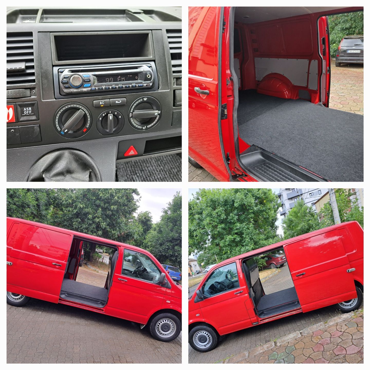 Vw. Transporter T5 1.9 lung 102cai 2xusi laterale 2008