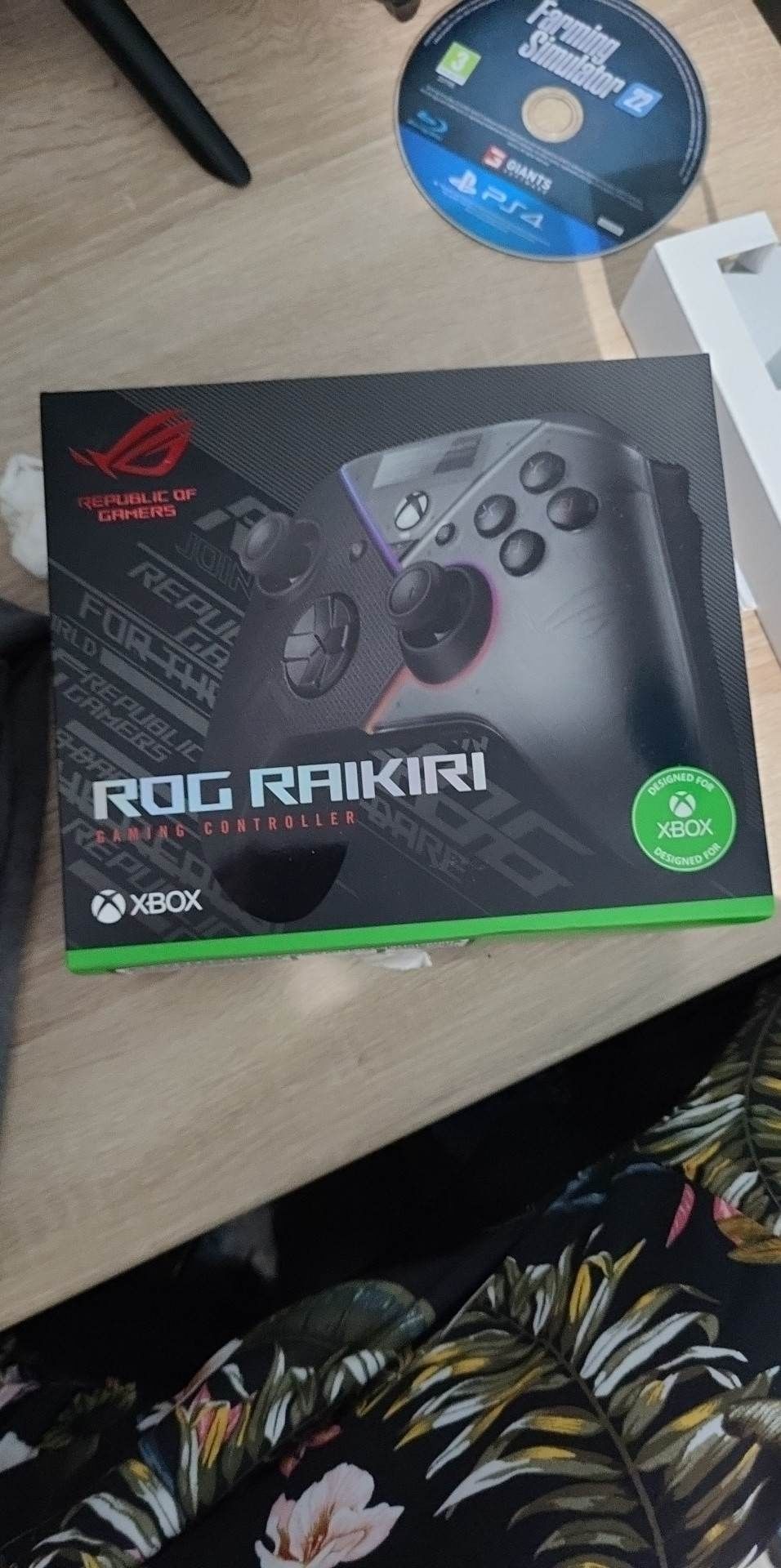 Controler xbox rog raikiri pro