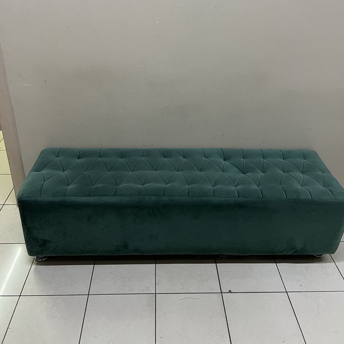 Пуфик б/у мебельный велюр