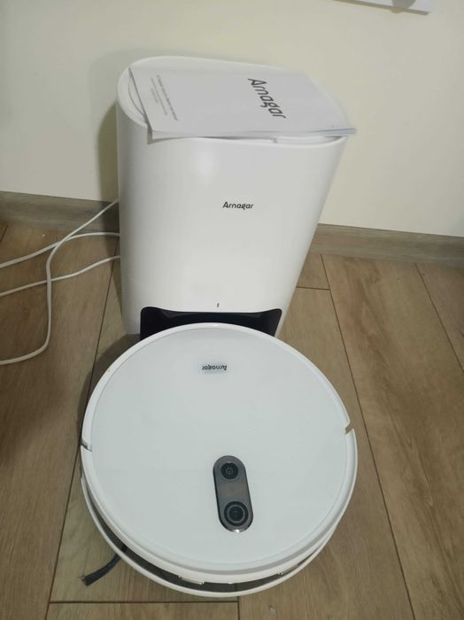 Прахосмукачка робот ARNAGAR S10, aвтоматично изпразванe, въртящ се моп