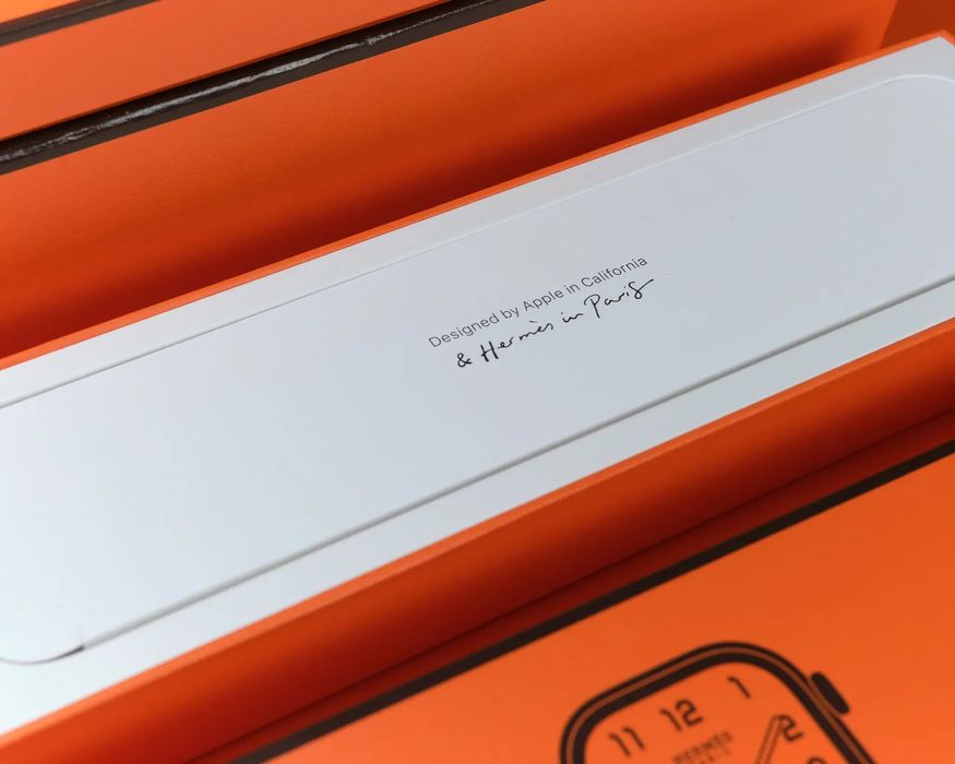 Apple Watch Hermès 10 46mm Silver Titanium – Hermès Grand H satiné (M)