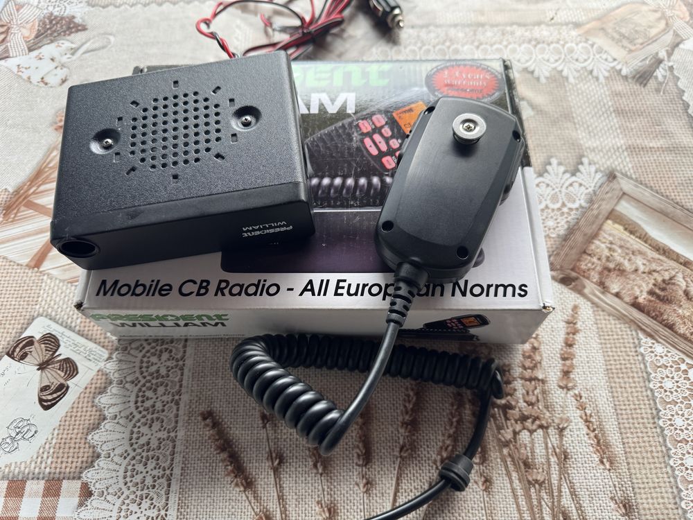 Statie CB President William ASC + Antena President ML145 Black