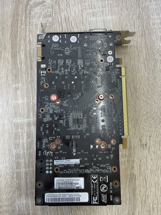 Продается Palit GeForce GTX 950 STORMX DUAL