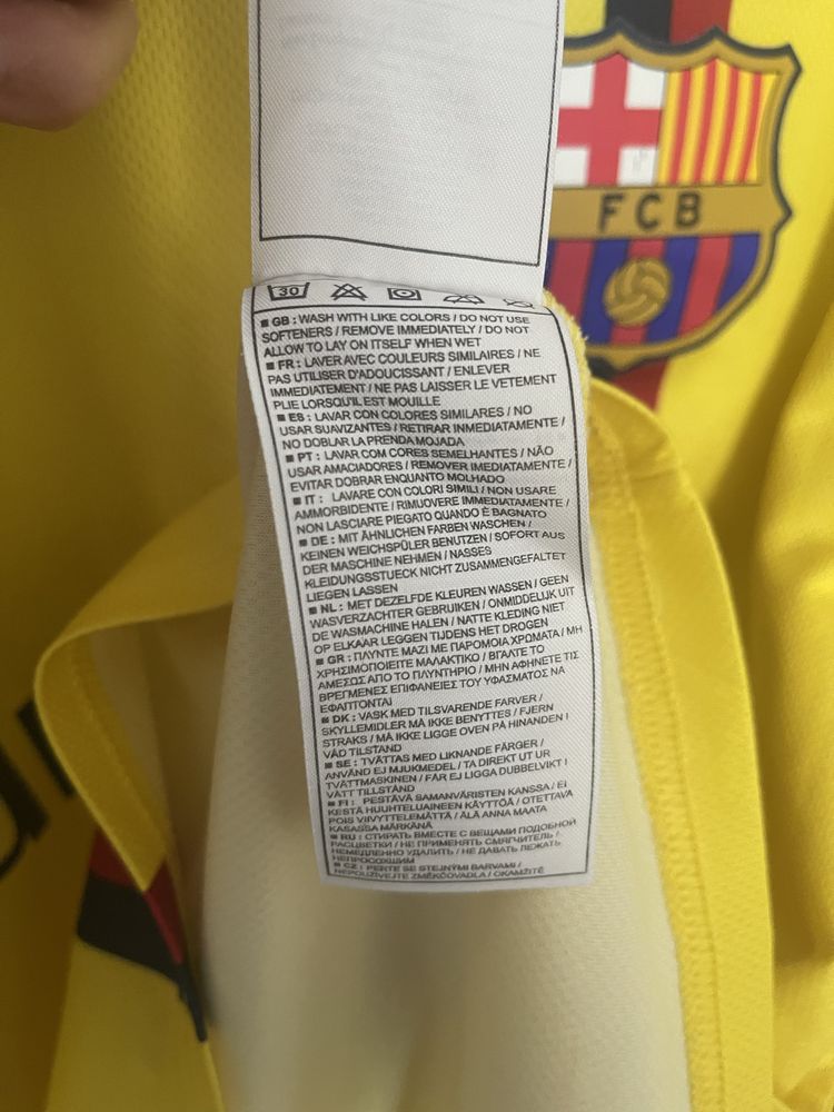 Tricou fotbal Barcelona Nike 2008-2010, mărime L