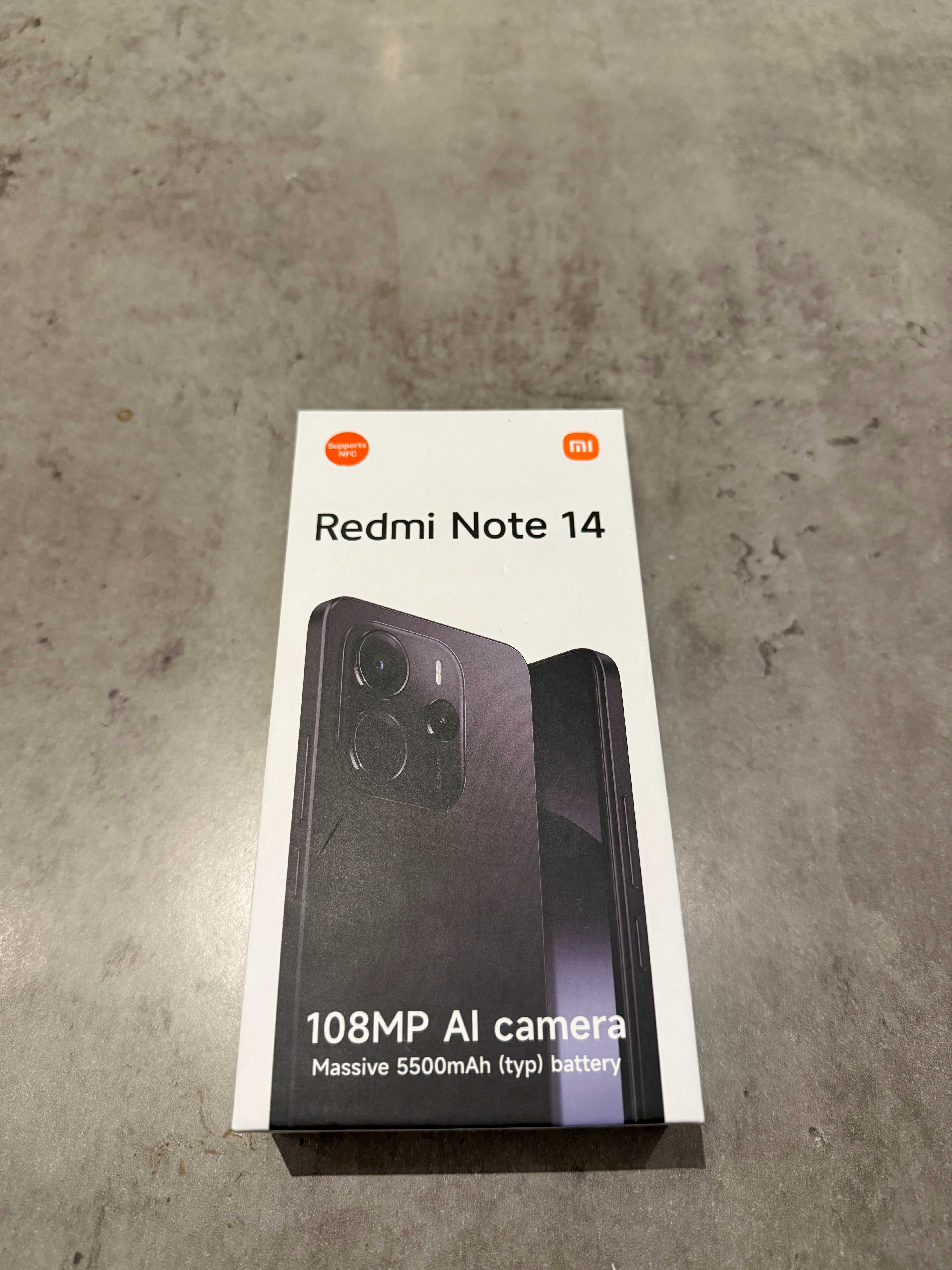 Redmi Note 14 128gb, liber in orice retea, nou, cutie nedesfacuta
