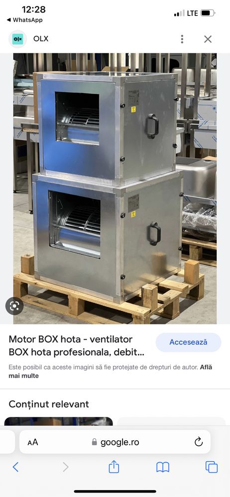 Motor box hota -debit aer 4000 mc/h noua nefolosita