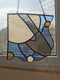 Vand vitraliu decorativ - "Saturn"