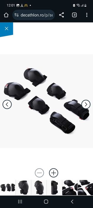 Set cotiere + genunchiere + Casca