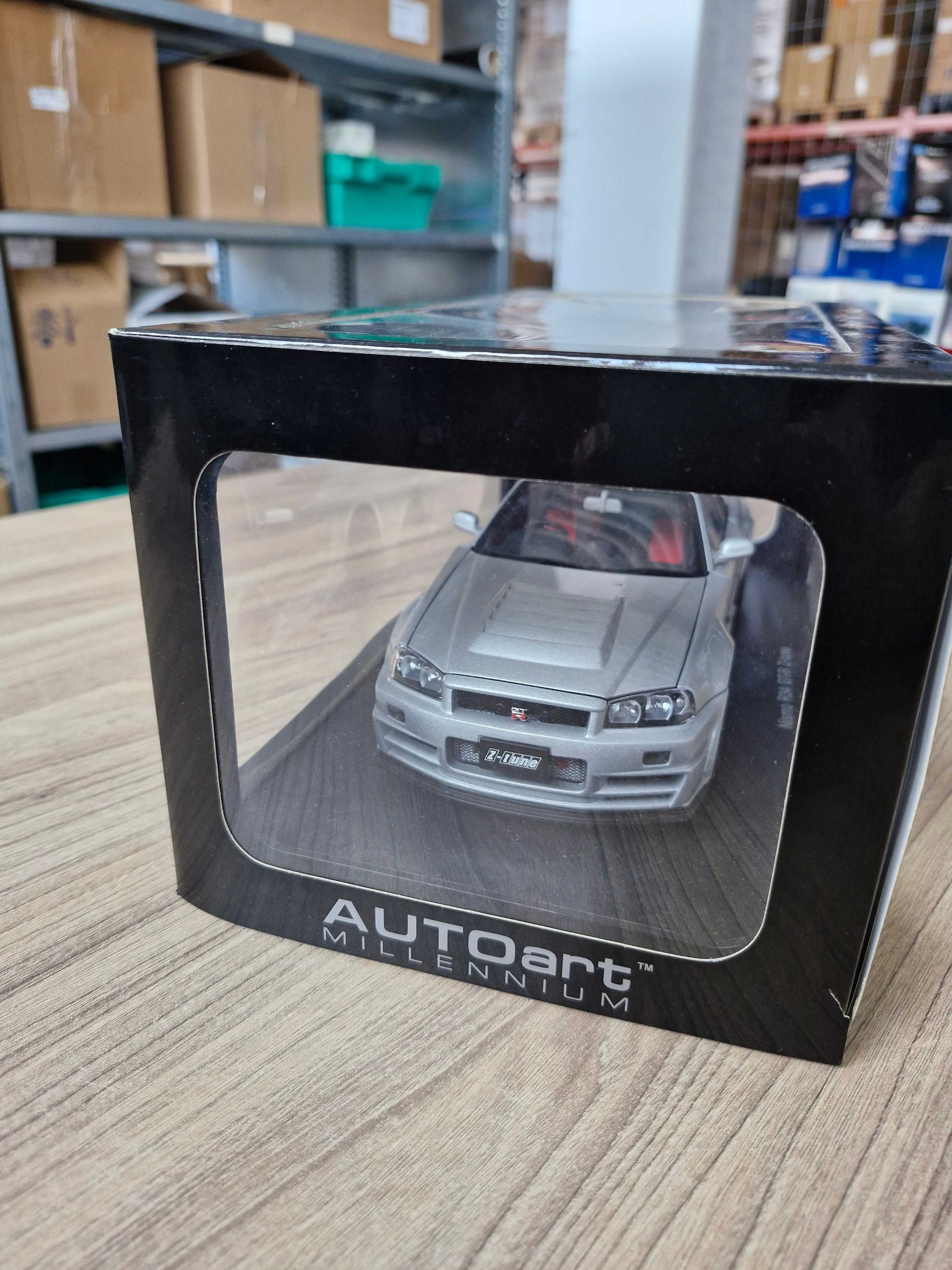 AutoArt Nissan Skyline GT-R (R34) Z-Tune Silver 1/18