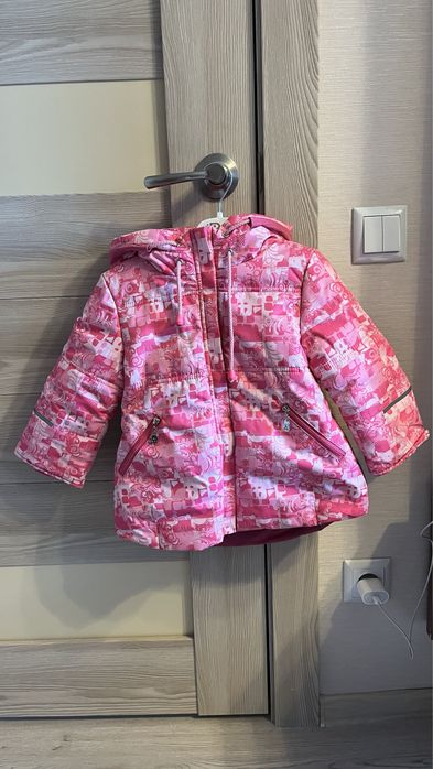 Зимний костюм для девочки размер 86