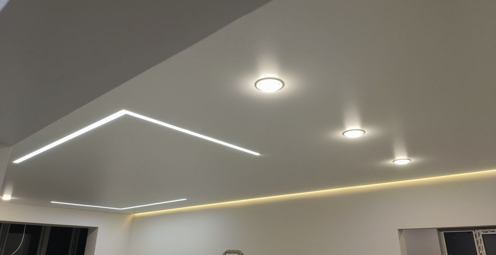 Натяжные потолки любой сложности