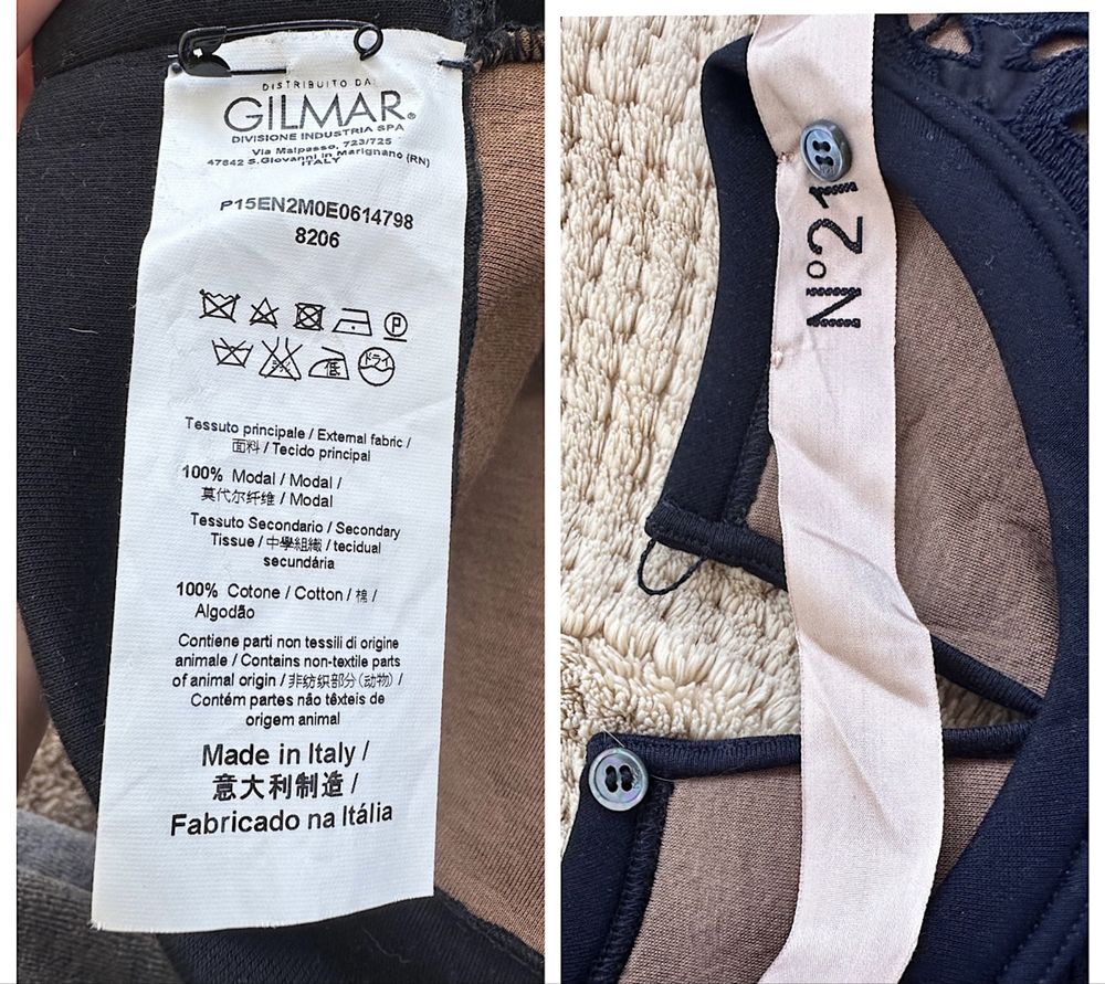Блуза луксозна марка Escada N21 (Alessandro Dell’Acqua) оригинална