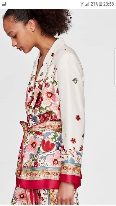 Sacou multicolor Zara marimea xs
