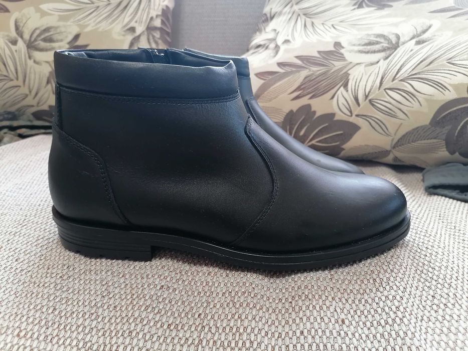 Мъжки боти естествена кожа