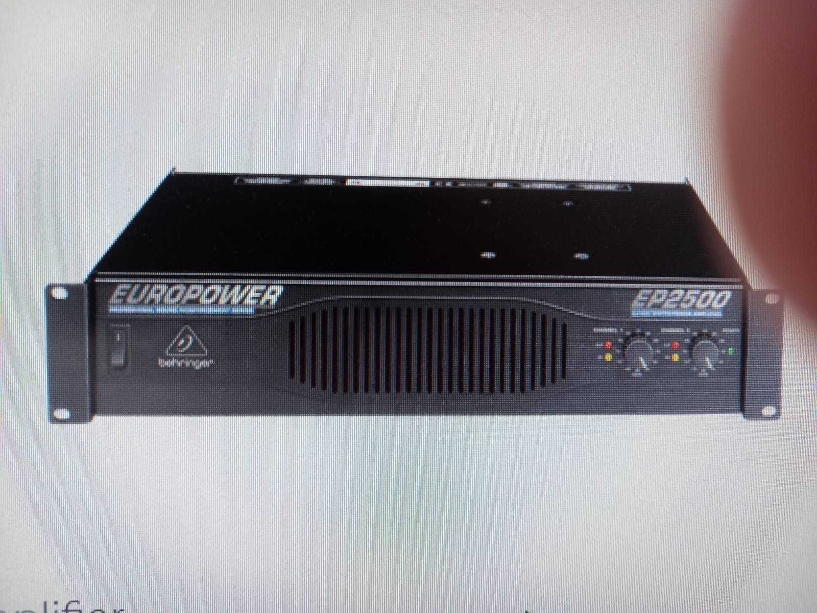 Behringer усилвател - модел EUROPOWER EP 2500, 2 X 750 w на 4 ома