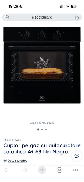 Cuptor electrolux incorporabil