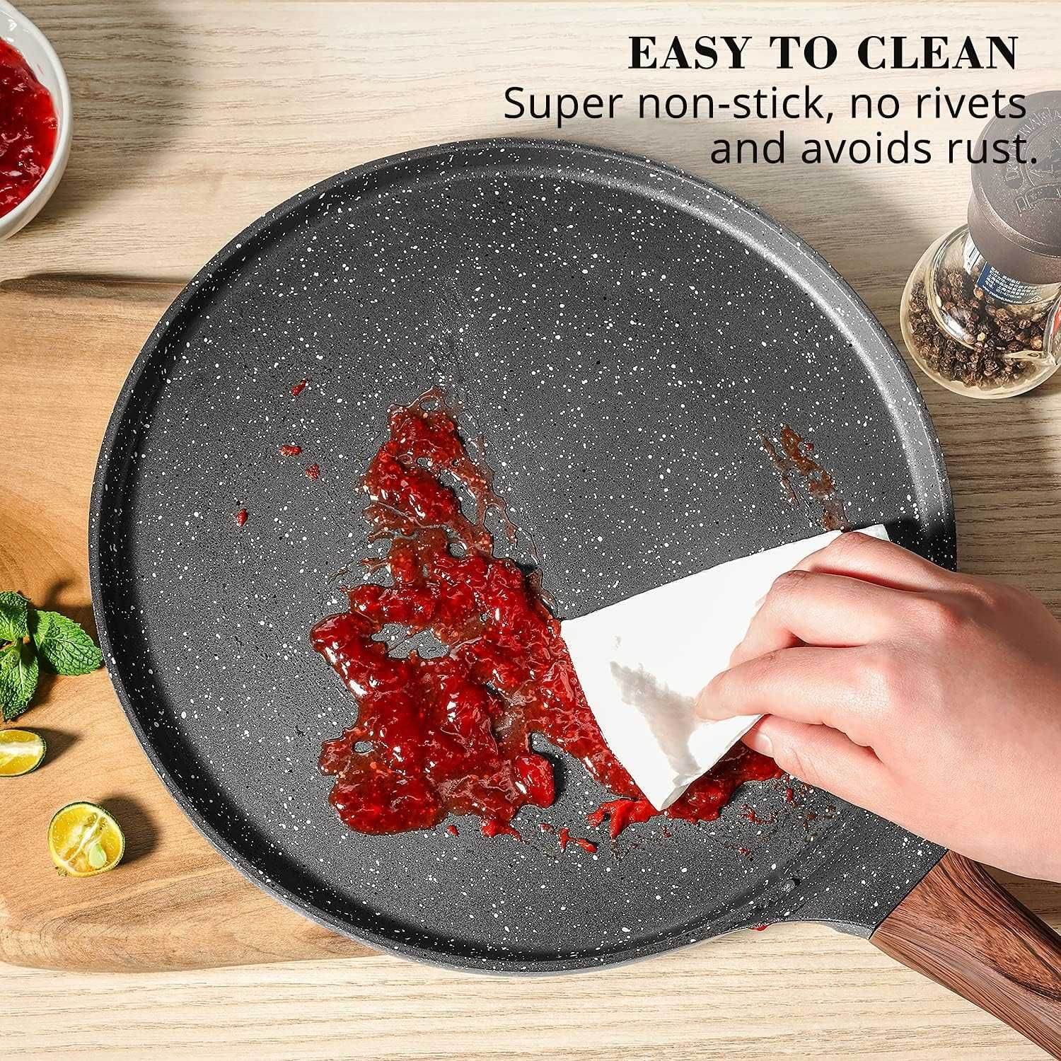 Тиган за палачинки и омлет SENSARTE Non Stick Crepe Pan
