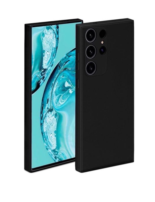 Husa Samsung S21/S22/S23/S24/S25 Plus Ultra Silicon Transaprenta Folie