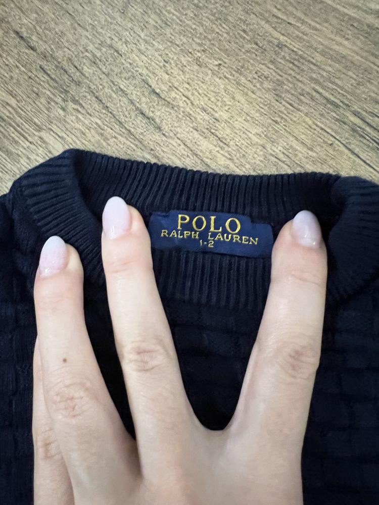 Pulover tricotat Polo copii marime 1-2 ani