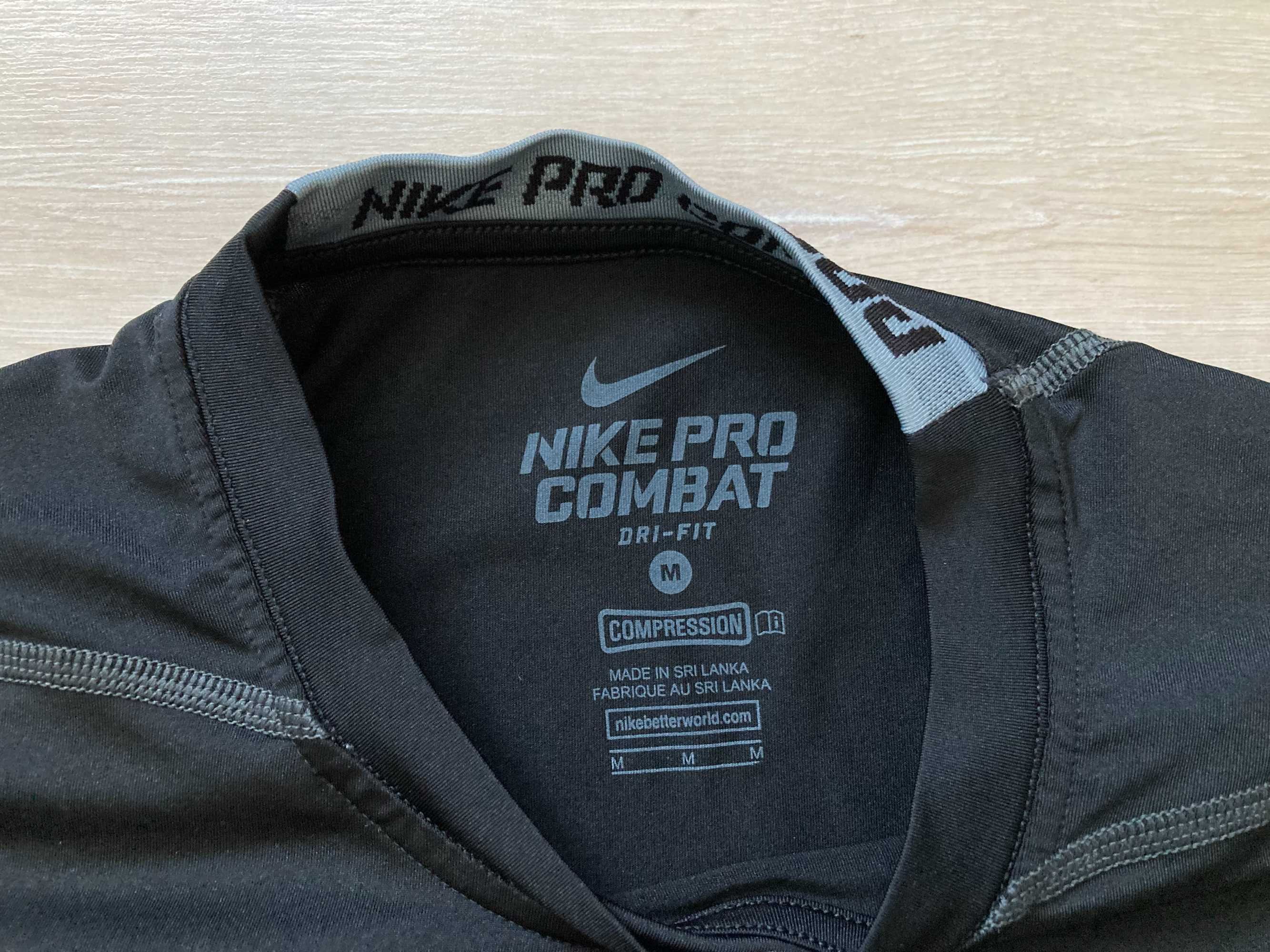 Найк Nike Pro Combat Compression Dri Fit мъжка блуза фланела размер М
