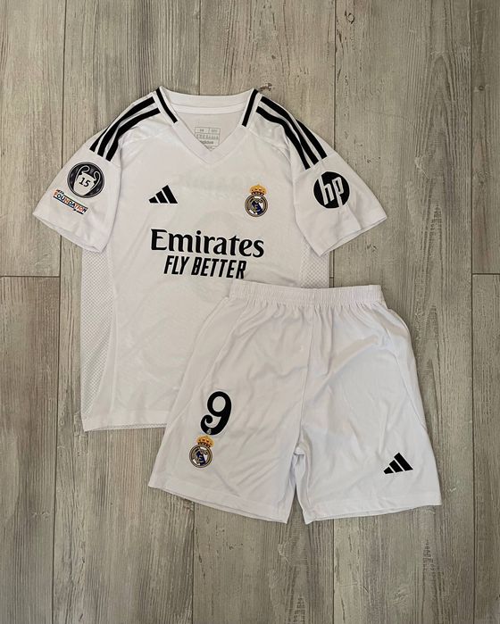 детски футболен екип  Реал Мадрид 25/26 Mbappe 9 UCL