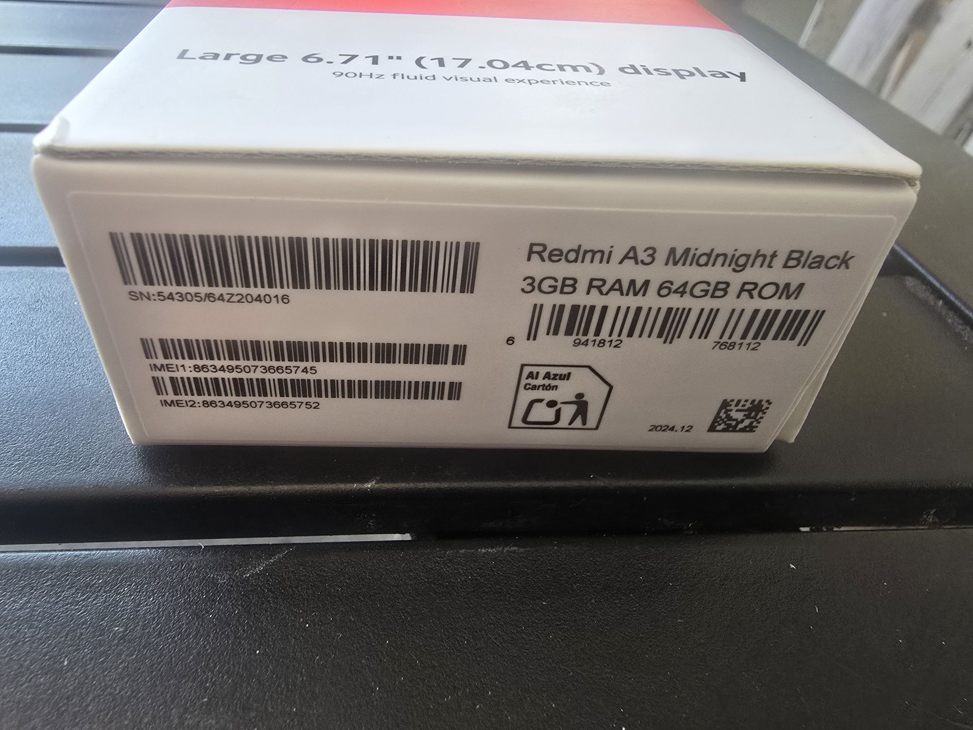 Redmi A3 64gb Нов Xiaomi