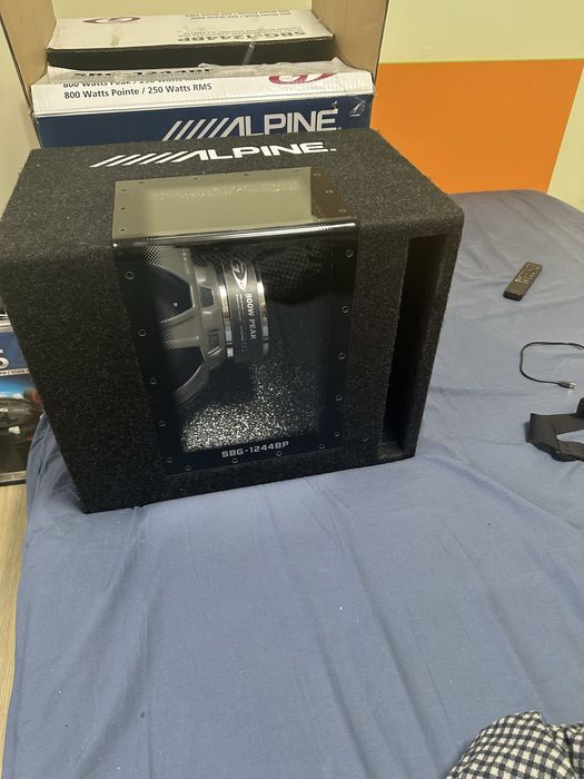 Субуфер за кола Alpine sbg-1244BP