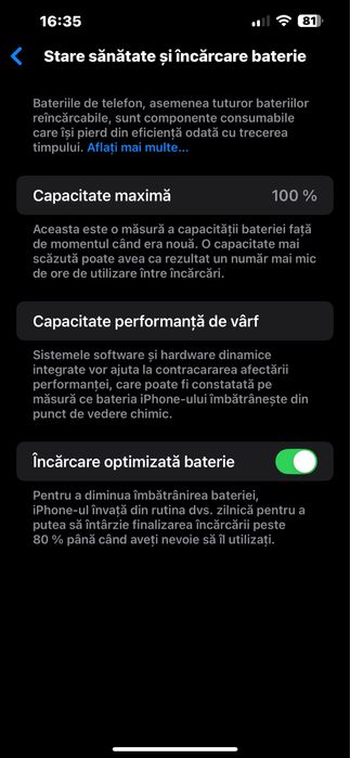 Vând/Schimb iPhone 13 Pro Max graphite 128gb 10/10