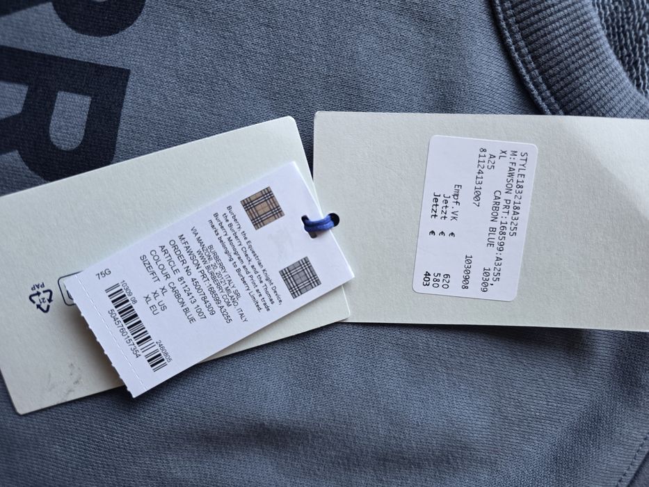 Burberry мъжки   суичър XL