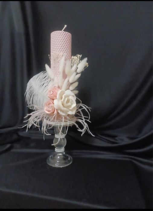 Lumanari,buchete si trusouri de botez/nunta