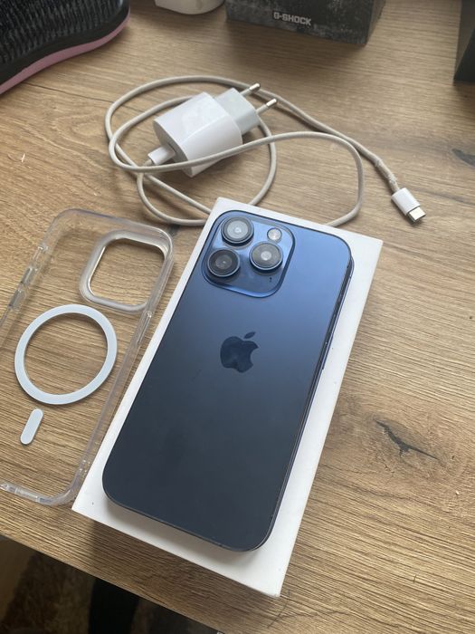 iPhone 15 Pro – 128GB | Battery Health: 89% С кутия и зарядно