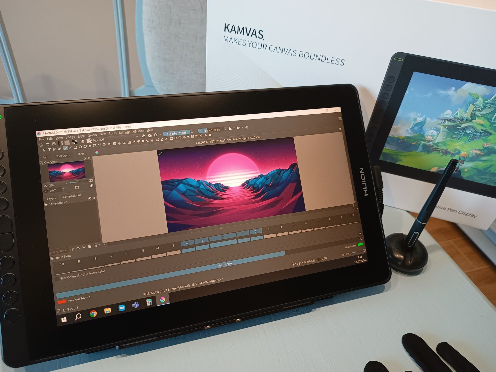 Графичен дисплей Huion Kamvas RDS-160