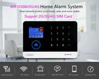 Беспроводная GSM WiFi охранная сигнализация,Wireless gsm alarm systems