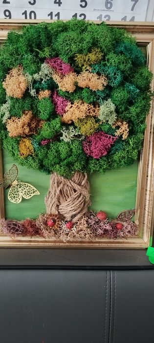 Декорации от жив скандинавски мъх