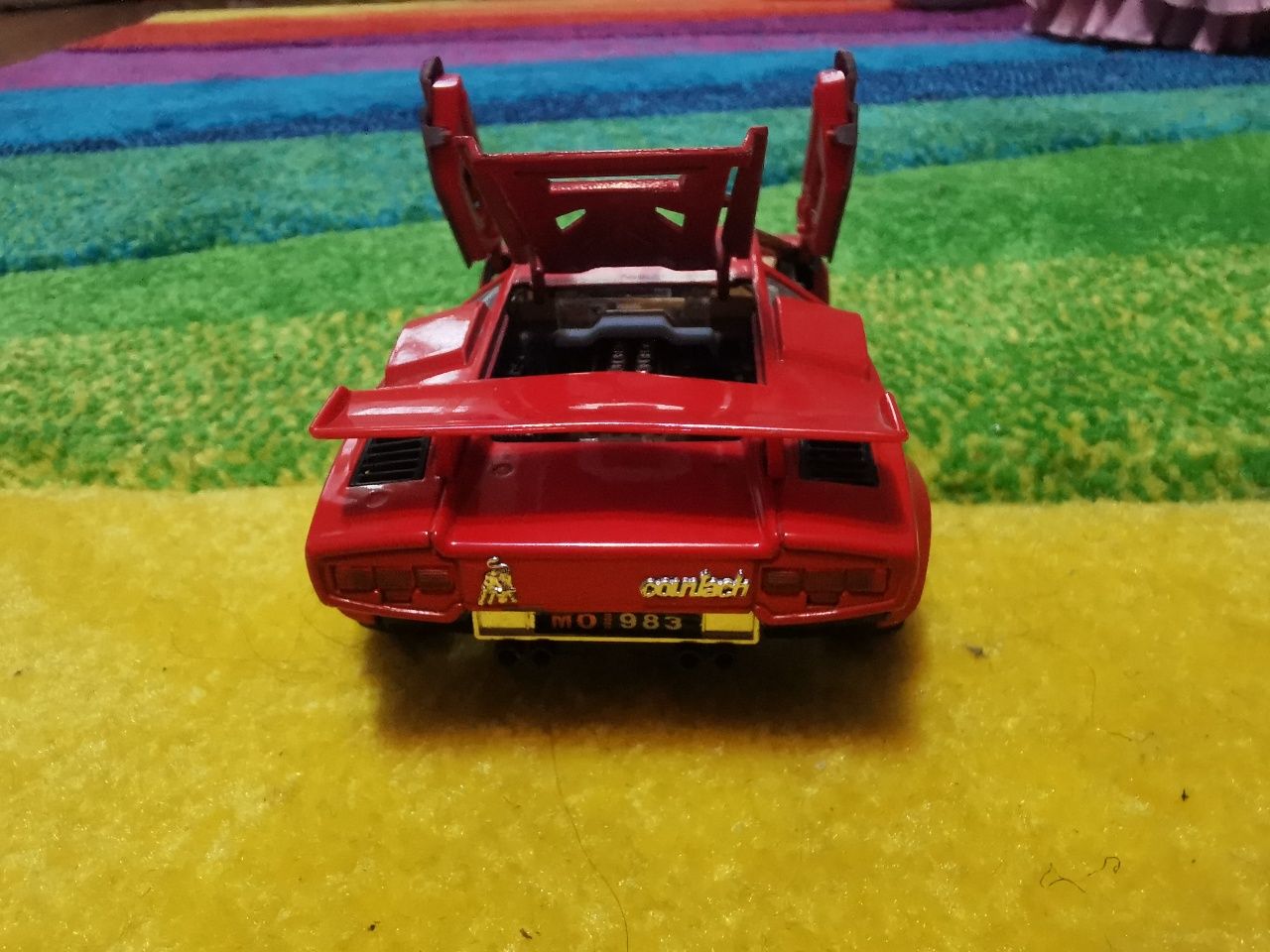 Macheta Lamborghini Countach 1/24  Italy 1988