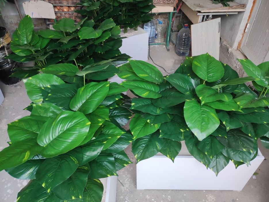 Кашпо МДФ с цветами