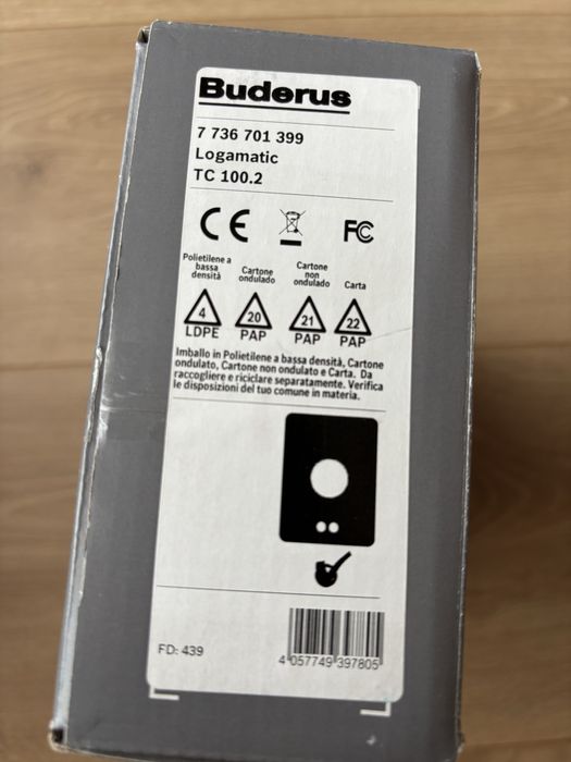 Termostat Buderus Logamatic TC100.2 negru