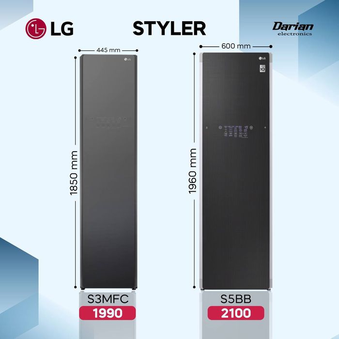 Паровой шкаф LG Styler™ S3MFC, TrueSteam™ 4 вещи