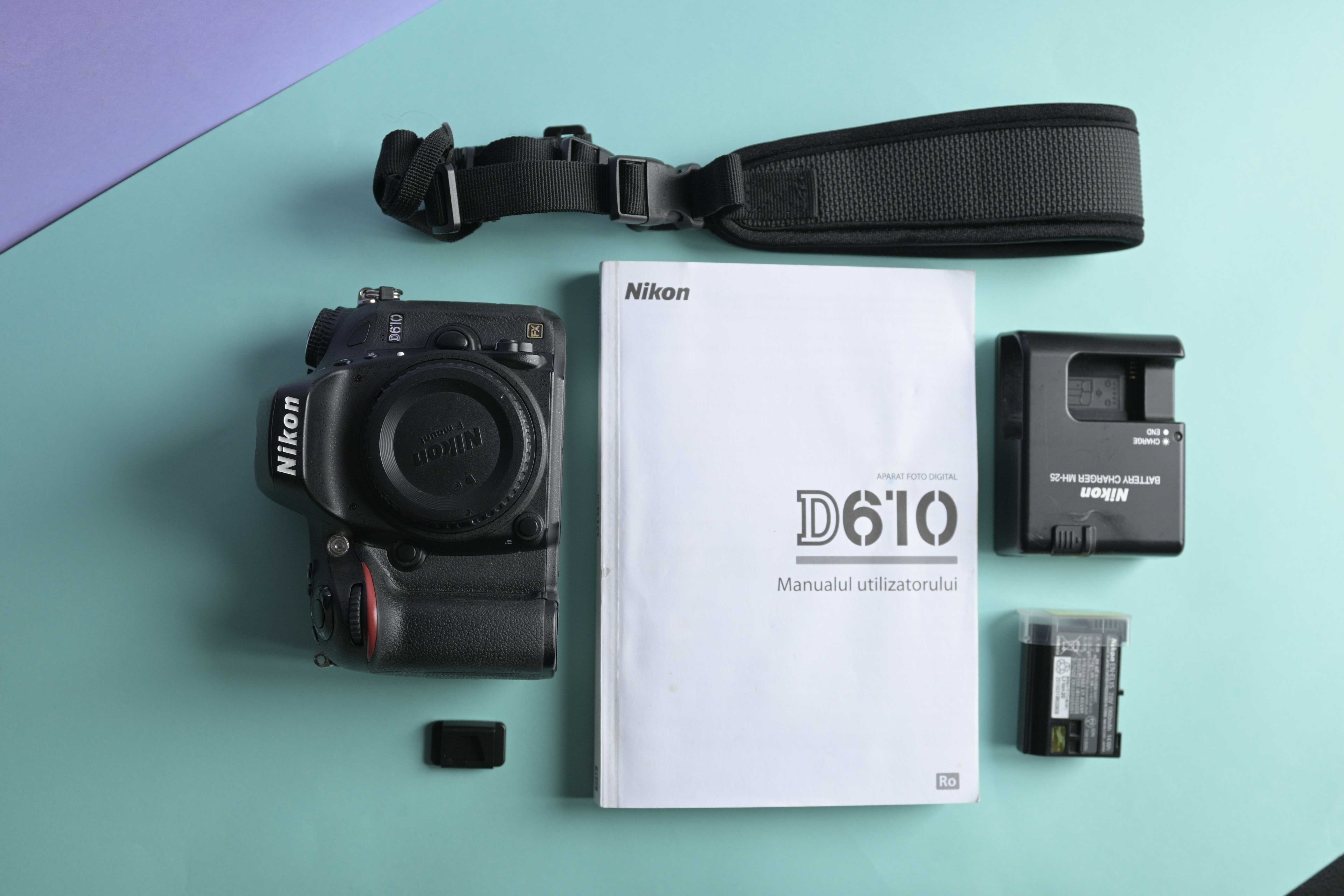 Nikon D610 Body + Obiective optional