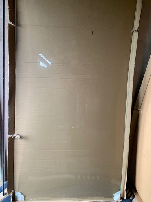 Perete fix pentru cabină de duș, sticla transparentă