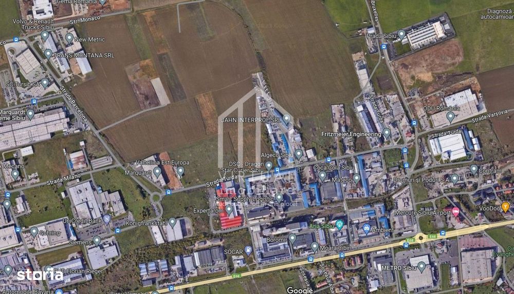 Teren de vanzare intravilan în Sibiu, zona industrială vest, 7000mp
