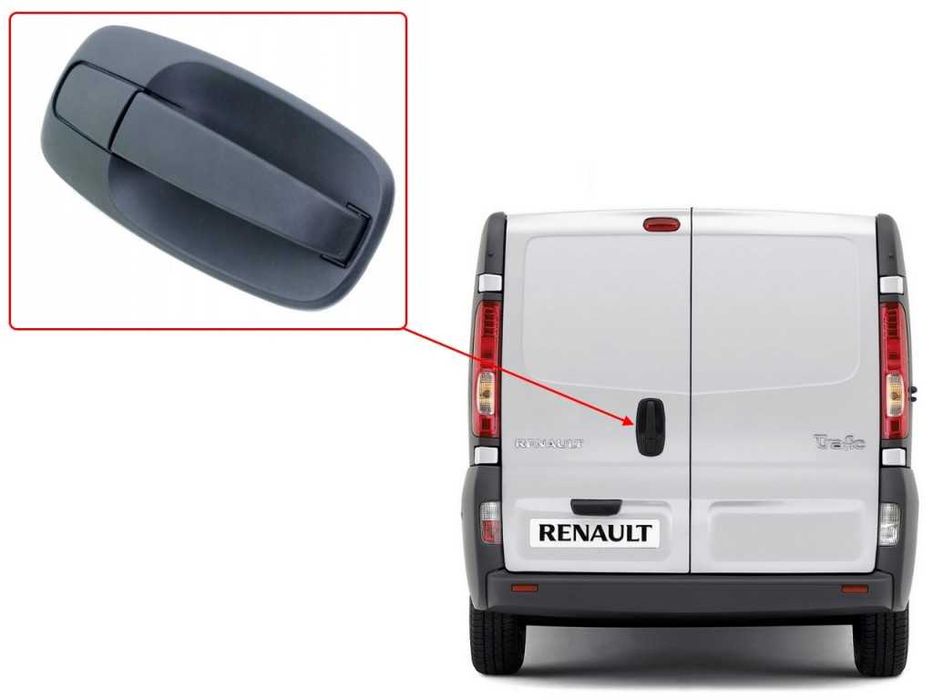 Външна дръжка за врата и багажник Renault Trafic 2 Opel Vivaro Nissan