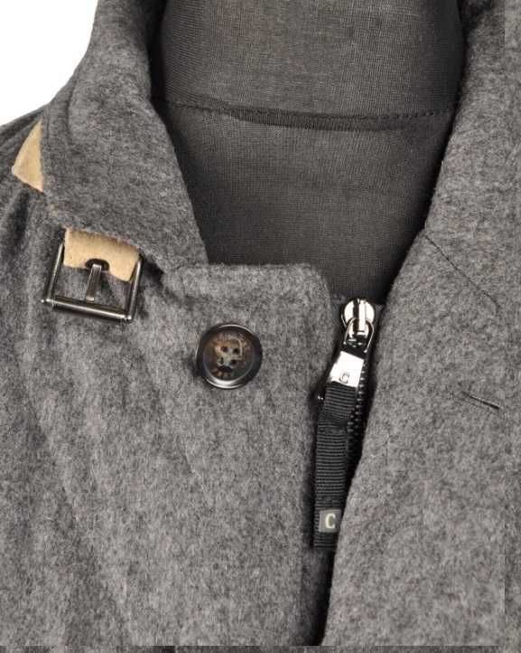 Jacheta blazer tip palton 52 XL de lux LODENFREY lana moale 100% gri
