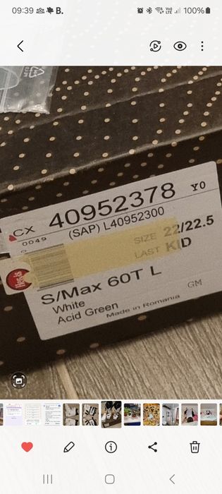 Clapari Salomon 22/22.5 - S/Max 60T L