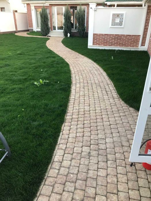 Редене на павета, тротоарни плочи и бордюри - София и област