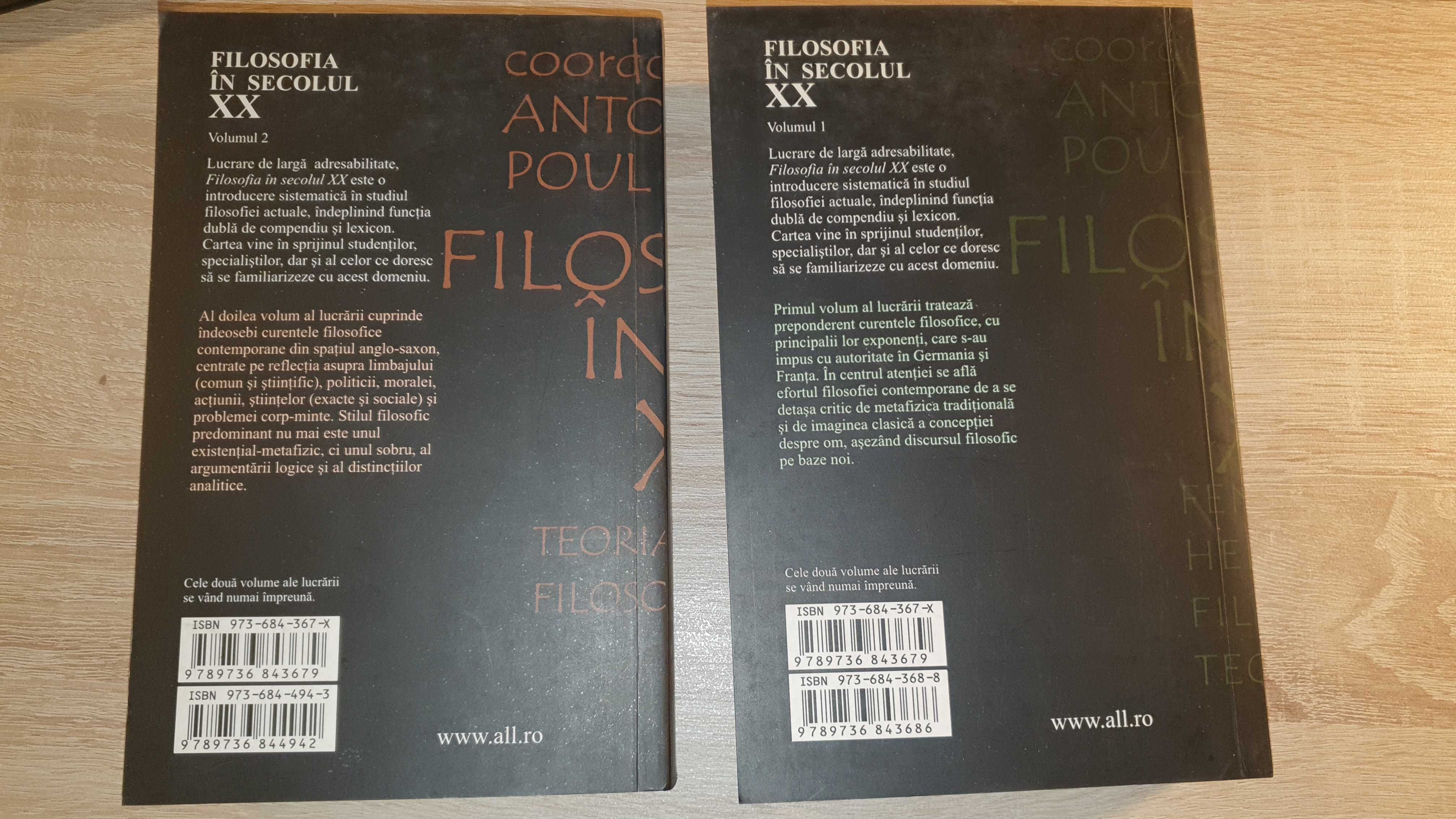 Filosofia in secolul XX, vol. I si II de Hugli, Lubcke